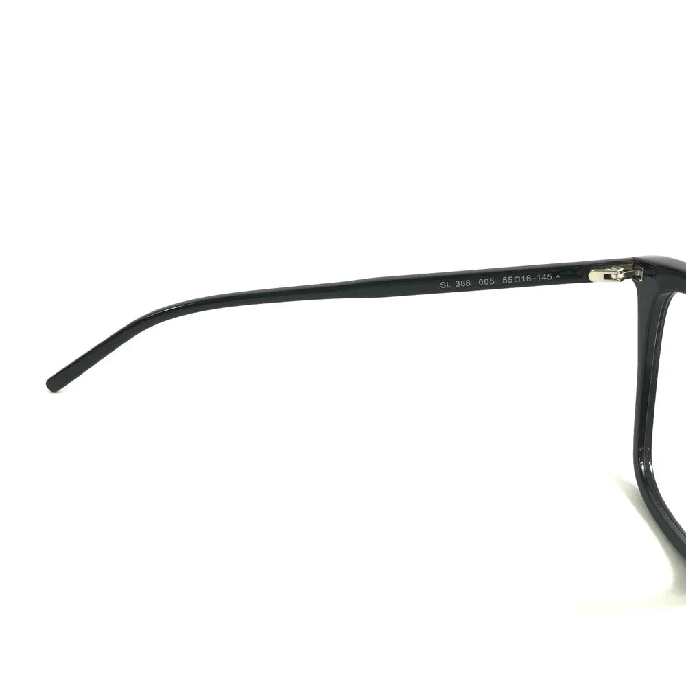 Saint Laurent Eyeglasses Frames SL386 005 Black Butterfly Full Rim 55-16-145